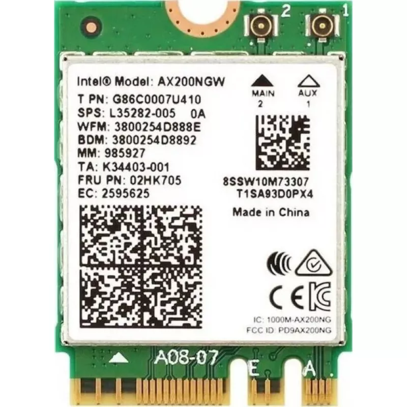 Tinklo adapteris INTEL Wireless-6 AX201 M.2 2230 (CNVi) non-vPro
