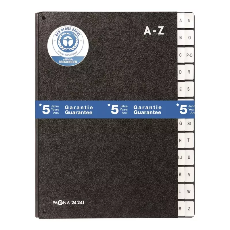skirstymo knyga Pagna 24241-04 juoda A4