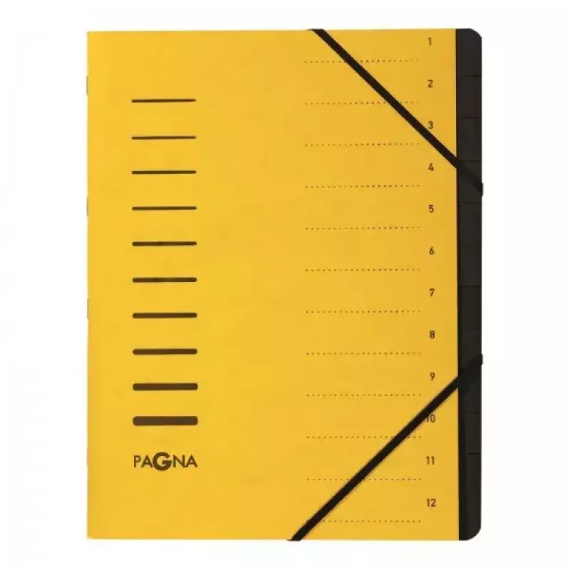 Tab Index A4 Pagna 40059-05 Geltonas