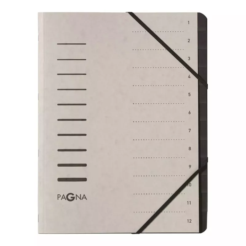 Skirtukų rodyklė A4 Pagna 40059-21 Pilka