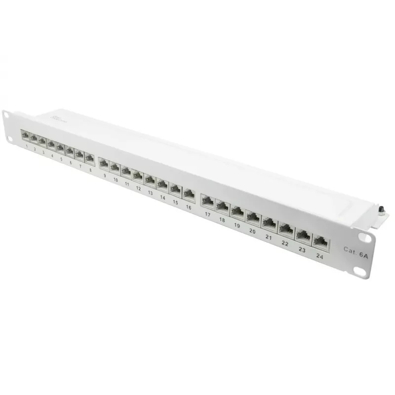 Pleistras skydelis Alcasa GC-N0146 0.5U 10 Gigabit Ethernet RJ-45 Cat6a