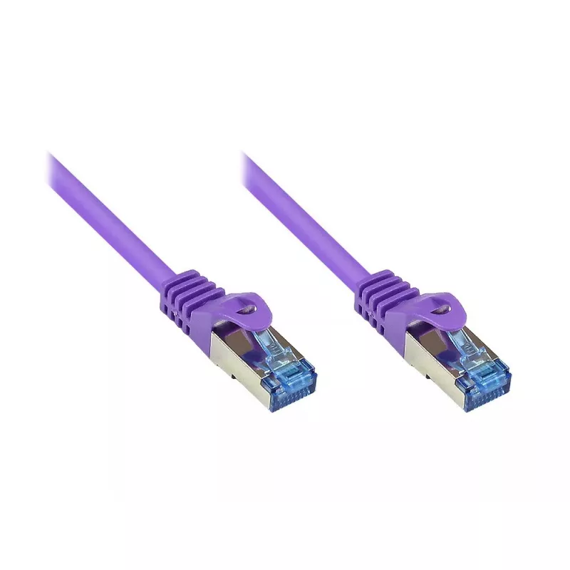 Tinklo kabelis Alcasa Cat6a RJ-45 3 m violetinis