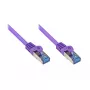 Tinklo kabelis Alcasa Cat6a RJ-45 3 m violetinis
