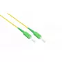 Skaidulinis optinis kabelis Alcasa LW-S902SASA 2m SC FTTH Geltonas