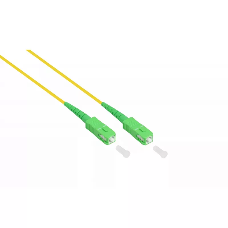 Skaidulinis optinis kabelis Alcasa LW-S905SASA 5 m SC FTTH geltonas