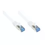 Tinklo kabelis Alcasa 20m Cat6a RJ-45 RJ-21 Baltas