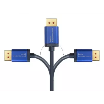 Vaizdo kabelio adapteris Alcasa 4860-SF050B 5 m DisplayPort į HDMI mėlynas