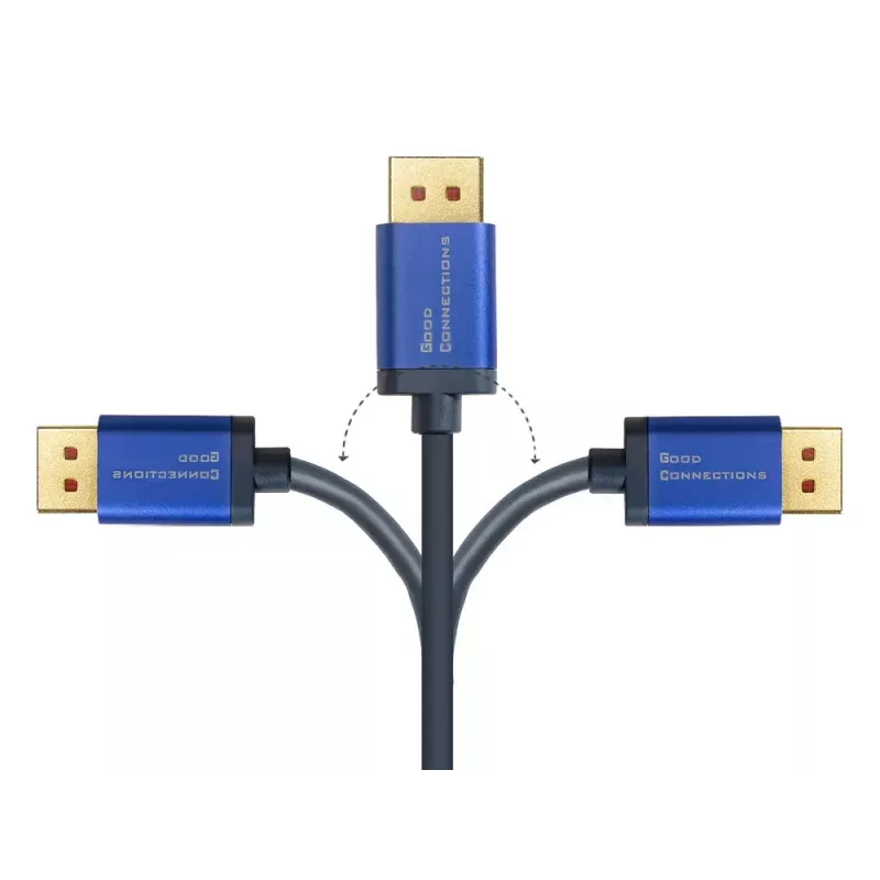 Vaizdo kabelio adapteris Alcasa 4860-SF050B 5 m DisplayPort į HDMI mėlynas