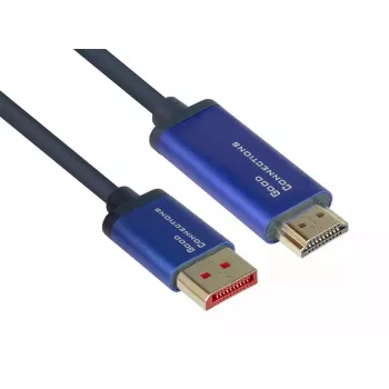 Vaizdo kabelio adapteris Alcasa 4860-SF050B 5 m DisplayPort į HDMI mėlynas