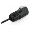 Alcasa S1 IC01-24F01 LC juodos spalvos 3 m tiesi jungtis