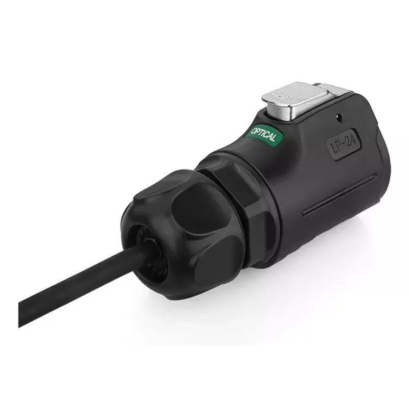 Alcasa S1 IC01-24F01 LC juodos spalvos 3 m tiesi jungtis