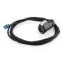 Alcasa S1 IC01-24F01 LC juodos spalvos 3 m tiesi jungtis