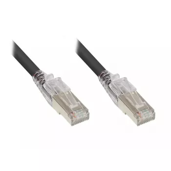 Tinklo kabelis Alcasa 8060-HV200S juodas 20 m Cat6a S/FTP