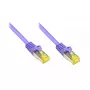 Tinklo kabelis Alcasa Cat7 50m RJ-45 S/FTP Violetinė