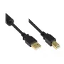 USB laidas Alcasa GC-M0079 0,5 m USB A USB B juodas