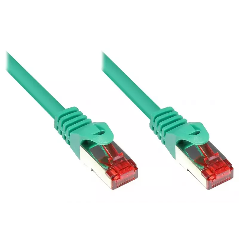 Tinklo kabelis Alcasa 40 m Cat6 S/FTP žalias