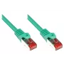 Tinklo kabelis Alcasa 40 m Cat6 S/FTP žalias
