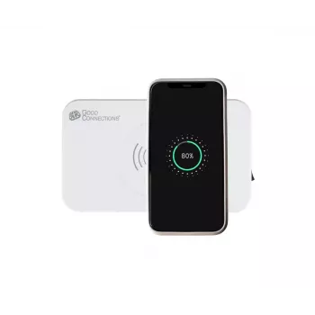 Mobiliojo įrenginio įkroviklis Alcasa PCA-D005W Universal White AC Wireless Fast charging