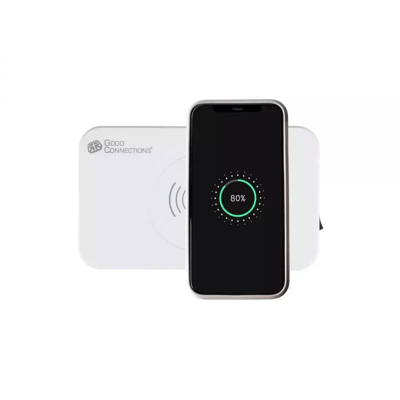 Mobiliojo įrenginio įkroviklis Alcasa PCA-D005W Universal White AC Wireless Fast charging