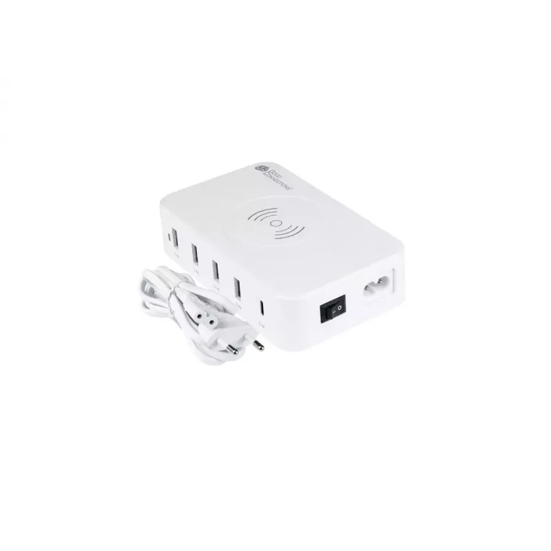 Mobiliojo įrenginio įkroviklis Alcasa PCA-D005W Universal White AC Wireless Fast charging