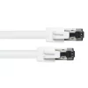 Tinklo laidas Alcasa 8080-050W Baltas 5m Cat8.1 S/FTP