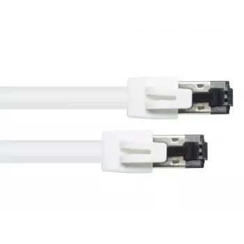 Tinklo laidas Alcasa 8080-050W Baltas 5m Cat8.1 S/FTP