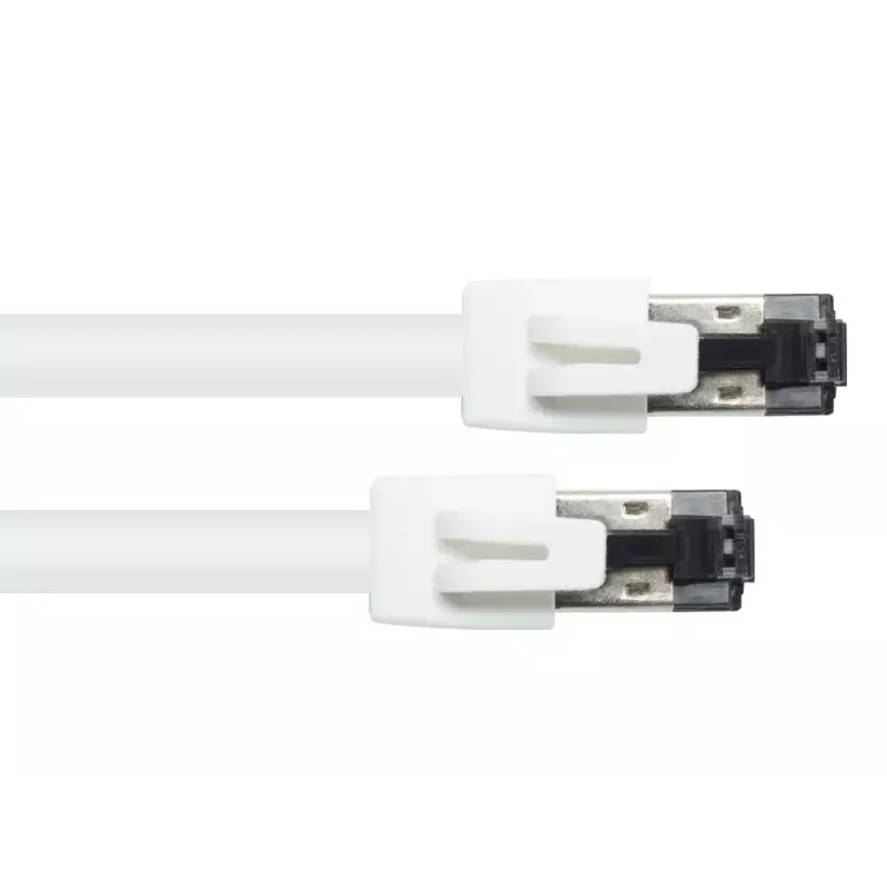 Tinklo laidas Alcasa 8080-050W Baltas 5m Cat8.1 S/FTP
