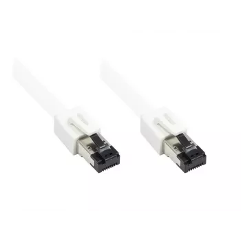 Tinklo laidas Alcasa 8080-050W Baltas 5m Cat8.1 S/FTP