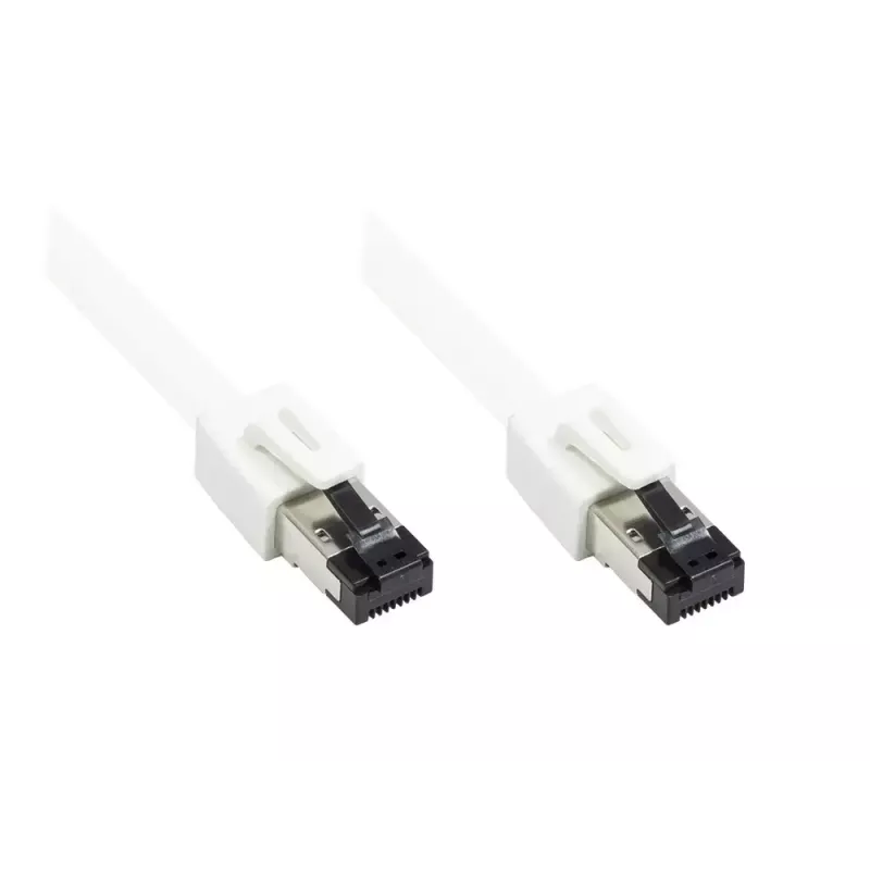 Tinklo laidas Alcasa 8080-050W Baltas 5m Cat8.1 S/FTP