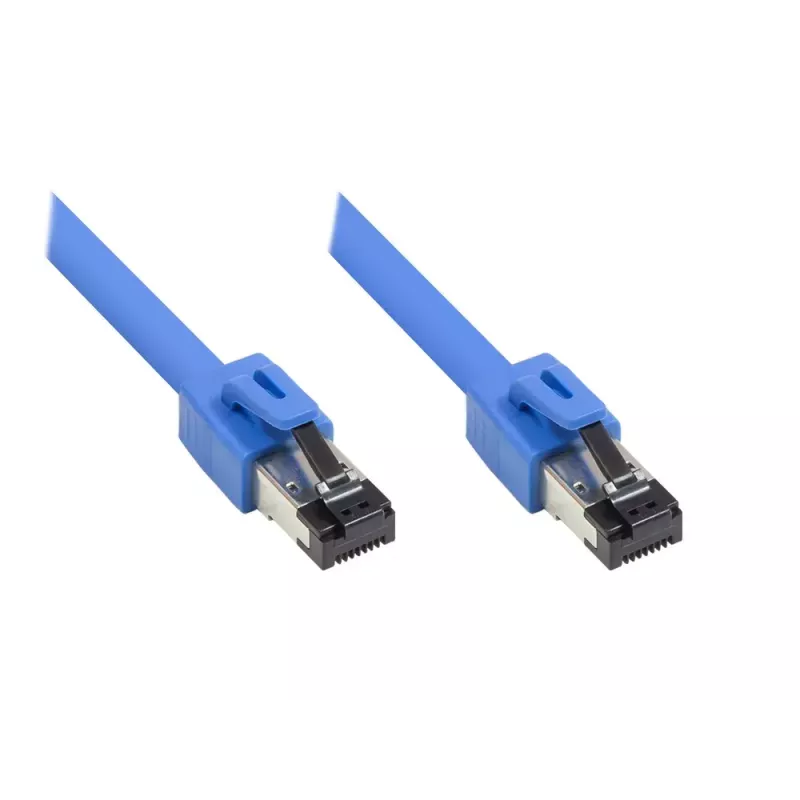 Tinklo kabelis Alcasa 8080-075B Mėlynas 7,5 m Cat8.1 S/FTP