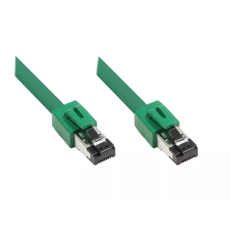 Tinklo kabelis Alcasa 8080-150G žalias 15m Cat8.1 S/FTP