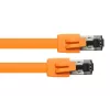 Tinklo kabelis Alcasa 8080-050O 5 m Cat8.1 S/FTP oranžinis