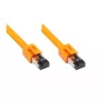 Tinklo kabelis Alcasa 8080-050O 5 m Cat8.1 S/FTP oranžinis