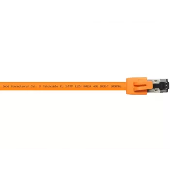 Tinklo kabelis Alcasa 8080-075O Oranžinis 7,5 m Cat8.1 S/FTP