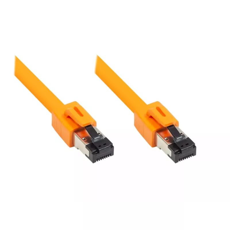 Tinklo kabelis Alcasa 8080-075O Oranžinis 7,5 m Cat8.1 S/FTP