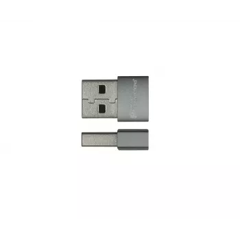 USB jungčių adapteris Alcasa USB-AD203-5 USB-A į USB-C pilkas