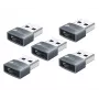USB jungčių adapteris Alcasa USB-AD203-5 USB-A į USB-C pilkas