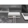 DIGITUS stalinis modulinis tuščias pataisų skydelis, ekranuotas, 8 prievadų, plieninis, pilkas, montuojamas ant sienos