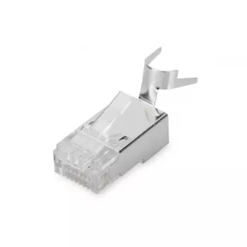 Digitus CAT 6A modulinis kištukas apvaliam kabeliui, ekranuotas, 100 vnt. RJ-45 vyriškas