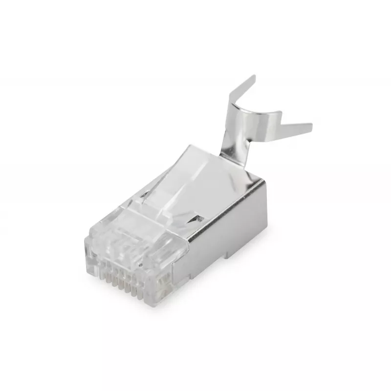 Digitus CAT 6A modulinis kištukas apvaliam kabeliui, ekranuotas, 100 vnt. RJ-45 vyriškas