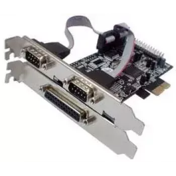Serijinė ir lygiagrečioji PCIe plokštė Longshine LCS-6322M