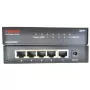Nevaldomas tinklo komutatorius Longshine LCS-GS7105-E — 5 x Gigabit RJ-45 prievadai, Juoda