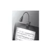 LED muzikos stovo lemputė König & Meyer 12241, juoda, maitinama baterijomis