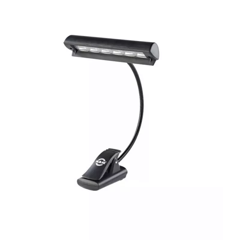 Muzikos stovo šviestuvas König & Meyer 12248-000-55 LED Baterija AC Juodas