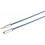 ShiverPeaks 3.5 mm garso laidas su chromuotu metaliniu plonu korpusu, paauksuotais kontaktais, 3.00 m