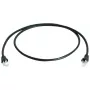 Tinklo kabelis Telegärtner Cat.7 MP8 FS 600 LSZH 10,0 m juodas