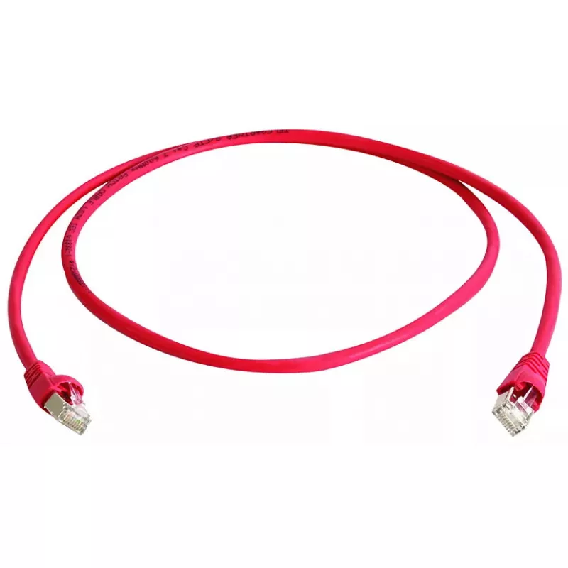 Tinklo kabelis Telegärtner L00001A0167 raudonas 1,5 m Cat6a S/FTP
