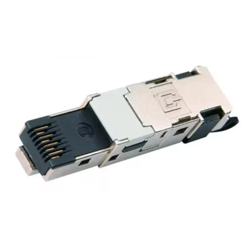 RJ45 jungtis Telegärtner J80026A0045 juoda nerūdijantis plienas