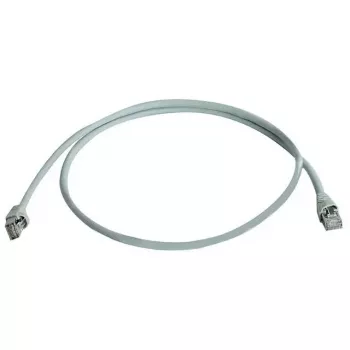 Tinklo komutacinis kabelis Telegaertner Cat6a SF/UTP (S-FTP) 0,25 m, RJ45–RJ21, nikeliuoti kontaktai, pilkas