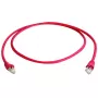 Tinklo komutacinis kabelis Telegaertner MP8 FS 500 LSZH Cat6a 0,25 m raudonas SF/UTP (S-FTP) RJ45–RJ45